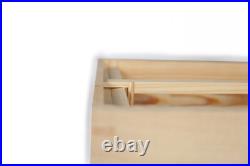 B. S. NATIONAL BEEHIVE FLAT PACKED SET Pine 2 Super 1 Brood