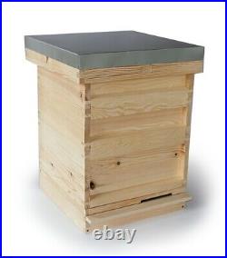 B. S. National Beehive set (1 floor, 1 brood, 2 supers, crown board, 1 roof)