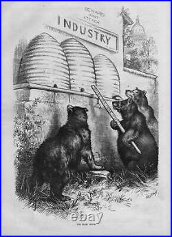 Bears Thinking Of Getting Honey From Beehive With Income Tax Stick Beware Bees