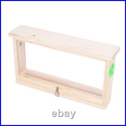 Bee Breeding Box Double Sided Acrylic Board Wooden Bee Hive Observation B PHA