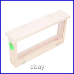 Bee Breeding Box Double Sided Acrylic Board Wooden Bee Hive Observation B PHA
