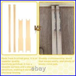 Bee Hive Box Kit 10 Frame Beehive, Beeswax Coated, Complete Beekeeping Set