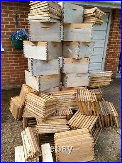 Bee Hive Commercial Brood Boxes And Frames New And Used. £580 Cash On Collection
