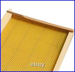 Bee Hive Langstroth Frames DEEP Size with BeesWax Foundation with Wired- 20 Pack
