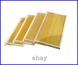 Bee Hive Langstroth Frames DEEP Size with BeesWax Foundation with Wired- 20 Pack
