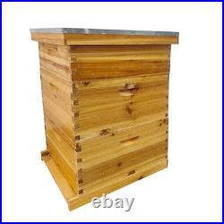 Bee Hives Coated Bee Hive Starter Kit 10-Frame Langstroth Beehive