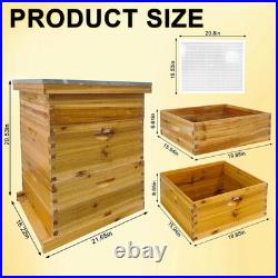 Bee Hives Coated Bee Hive Starter Kit 10-Frame Langstroth Beehive