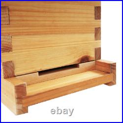 Bee Incubator Beekeeping Box with Nest Frame&Foundation 5-Frame Bee Hive Box Kit Bee Incubator Beekeeping Box with Nest Frame&Foundation 5-Frame Bee Hive Box Kit