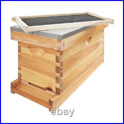 Bee Incubator Beekeeping Box with Nest Frame&Foundation 5-Frame Bee Hive Box Kit Bee Incubator Beekeeping Box with Nest Frame&Foundation 5-Frame Bee Hive Box Kit