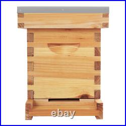 Bee Incubator Beekeeping Box with Nest Frame&Foundation 5-Frame Bee Hive Box Kit