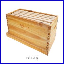 Bee Incubator Beekeeping Box with Nest Frame&Foundation 5-Frame Bee Hive Box Kit