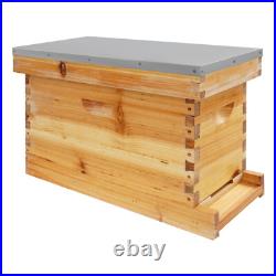 Bee Incubator Beekeeping Box with Nest Frame&Foundation 5-Frame Bee Hive Box Kit Bee Incubator Beekeeping Box with Nest Frame&Foundation 5-Frame Bee Hive Box Kit