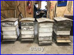 Bee hive original period traditional bee hive. Barn find includes the internals