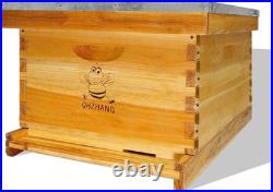 Beehive 10 Frame Bee Hives Complete Bee Hive Box Kit with 100% Beeswax Includes Beehive 10 Frame Bee Hives Complete Bee Hive Box Kit with 100% Beeswax Includes