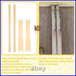 Beehive 10 Frame Bee Hives Complete Bee Hive Box Kit with 100% Beeswax Includes