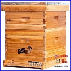 Beehive 10 Frame Bee Hives and Supplies Starter Kit, Bee Hive for Beginner