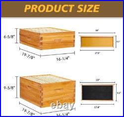Beehive 10 Frame Bee Hives and Supplies Starter Kit, Bee Hive for Beginner, Hone