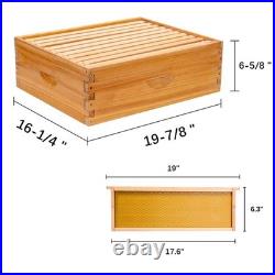 Beehive Box Langstroth Medium Super Assembled 10 Frame Wax Coated Sale