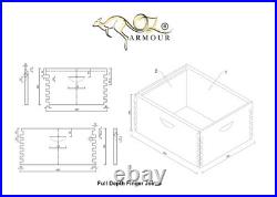 Beehive Boxes with Finger Joints Flat Pack