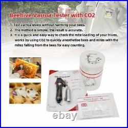 Beehive Co2 Varroa Tester Easy Check Mites Durable Quality Bottle Beekeeping
