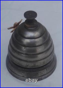 Beehive Counter Bell Antique Brass