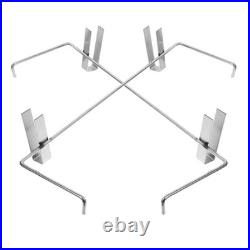Beehive Frame Holder Set 2Pcs Reusable Stainless Steel Hive Frame Support Stand