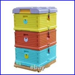 Beehive Insulated Plastic 10 Frame 3 Box 2x Brood 1x Honey Super Beekeeping