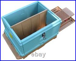 Beehive Insulated Plastic 10 Frame 3 Box 2x Brood 1x Honey Super Beekeeping