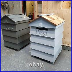 Beehive Parcel Box Parcels Bespoke Mailbox Garden Storage