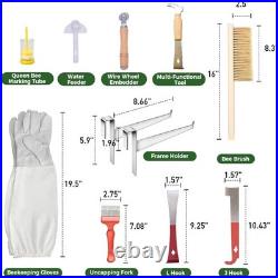 Beehive Tools Set 22 Pcs Beekeeper Kit