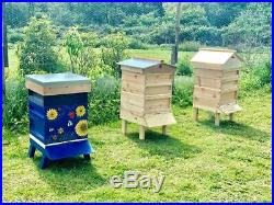 Beehive, bee hive National, Genuine English cedar, for honey bees, Best sold 2019