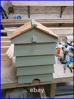 Beehive composter with cedar shingle roof Handmade to order