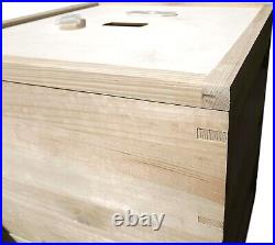 Beehive with Two Supers British National Solid Pine Deep Roof and