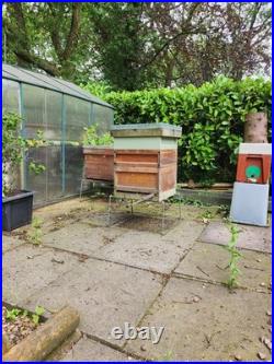Beehives Job Lot Wooden Beehive Boxes & Frames, Smoker, Honey Extractor Drum