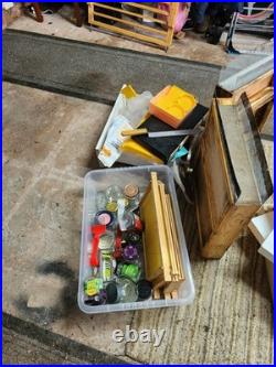 Beehives Job Lot Wooden Beehive Boxes & Frames, Smoker, Honey Extractor Drum