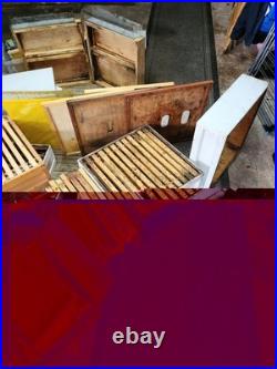 Beehives Job Lot Wooden Beehive Boxes & Frames, Smoker, Honey Extractor Drum