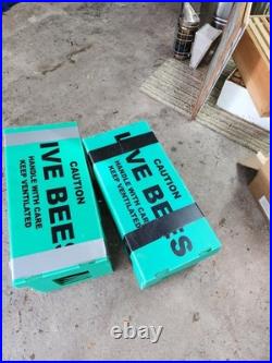 Beehives Job Lot Wooden Beehive Boxes & Frames, Smoker, Honey Extractor Drum