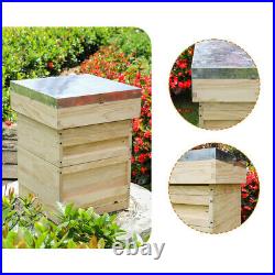 Beekeeper Beehive Kit Bee Hive Pine Frames and Beeswax Coated Foundation Sheets