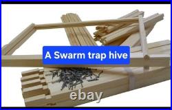 Beekeepers Swarm Trap/Bait Hive/Nuc Box Starter Kit for Bee Swarms
