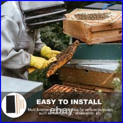 Beekeeping Hive Frame Holders 4Pcs and Pine Wood Set
