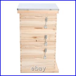 Beekeeping Honey Bee Hive Frames Brood House Wooden Bees Box Pro Beekeeper Tools