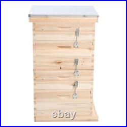 Beekeeping Honey Bee Hive Frames Brood House Wooden Bees Box Pro Beekeeper Tools