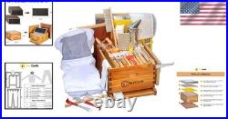 Beekeeping Starter Kit with Beeswax Coated Hives