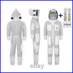 Beekeeping Suit Pro 3 Layer Ventilated Professional Beekeeper Protection Beehive