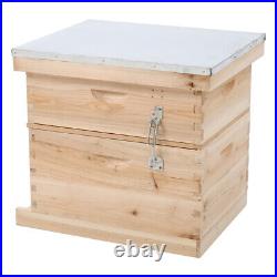 Beekeeping Tool 2/3/4 Tiers Beehive Box Honey Bee House Fir Wood Beginners uk