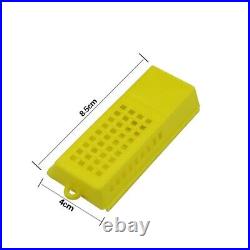Beekeeping Transport Cage Queen Bee Hive Yellow Isolated Room Equipment Tools