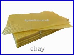 Beeswax Foundation Sheets Standard Brood Wired BS National Beehive DN4 Frame