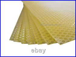 Beeswax Foundation Sheets Standard Brood Wired BS National Beehive DN4 Frame