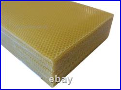 Beeswax Foundation Sheets Standard Brood Wired BS National Beehive DN4 Frame
