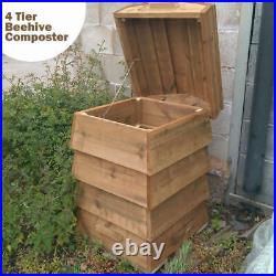 Blackdown Beehive Wooden Composter 4 Tier DIY
